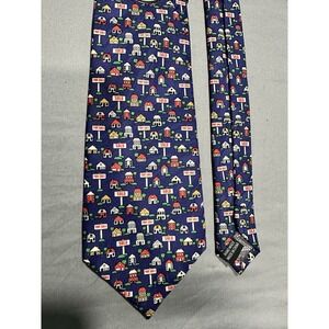 NWT Keith Daniels Colorful Realtor House Sold Neck Tie